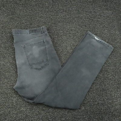 Kenneth Cole Jeans Adult 36x32 Black Reaction Denim Straight Cut