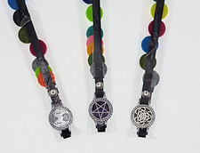 Aromatherapy Diffuser Bracelet Wristband Perfume - Pentagram, Triquetra or Wings