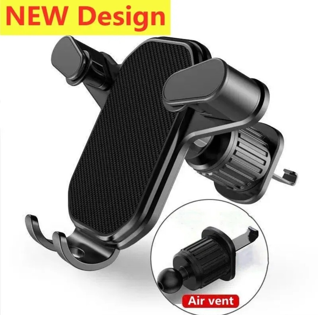Universal Hook Car Holder Mount Stand Bracket Air Vent Mobile Phone Clip Cradle