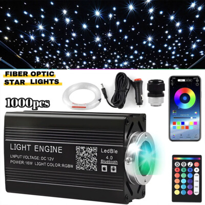 1000pcs Home/Car Headliner Star Light kit Roof Twinkle Ceiling Light Fiber Optic