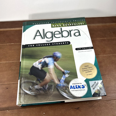Algebra for College Students, Mark Dugopolski, 2nd Edition, 2000, McGraw Hill