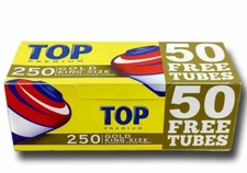 Top King Size KS Gold Light Cigarette Filter Tubes - 4 Boxes (1000 Tubes)