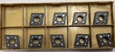 Qty 9 New Iscar CNMG 542-nr IC8250 Carbide Double-Sided 80° Rhombic Inserts