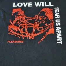 Joy Division Band Tee Large Love Will Tear Us Apart Pleasures 1980 Music English