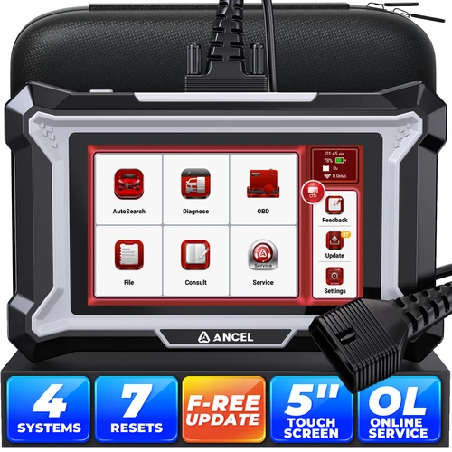 ANCEL DS100 OBD2 Scanner Check ABS SRS Transmission Engine Code Reader 7 Resets - Picture 1 of 17