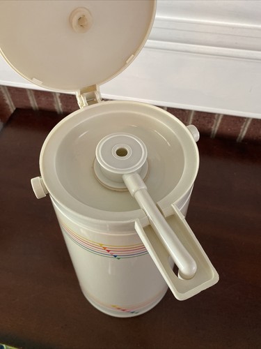 Phoenix Rainbow Stripe Vintage Thermal Coffee Air Pot - Picture 9 of 12