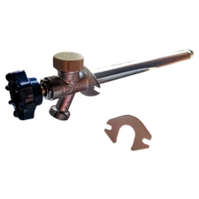 1 Pack 10" Anti-Siphon Frost Free Sillcock,1/2" Male NPT X 3/4" GHT Garden Valve