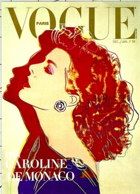 Andy Warhol Vintage Vogue Paris Cover Art Card 2009 | eBay