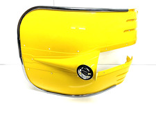 NECO ABRUZZI 50 AND 125 FACTORY PAINTED GLOSS YELLOW LEG SHIELD WITH CHROME TRIM