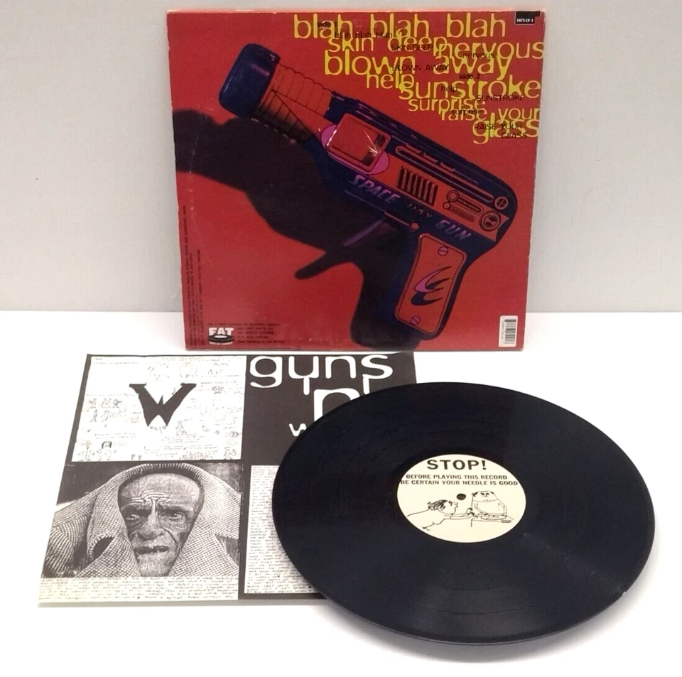 Guns 'N' Wankers - For Dancing And Listening LP 1994 US ORIG Fat Snuff NOFX Punk Foto 2 de 2