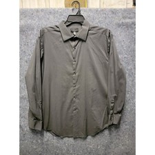 Alfani Regulat Fit long Sleeve Dark Grey Size XL 17 1/2  34-35 