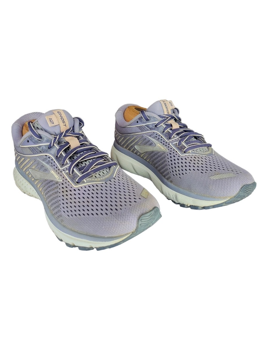 Brooks Ghost 12 Womens Size Running Shoes Gray Silver