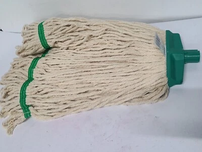 Scot Young SYR Kentucky Mop Head in Green Made of Loop Cotton Colour Coded