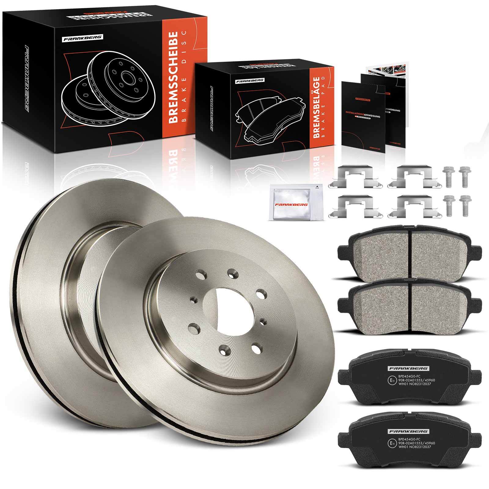 FRANKBERG Front 272mm Brake Discs & Brake Pads for Suzuki Swift III 2010-On New