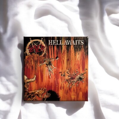 Slayer Hell awaits | Kühlschrankmagnet | NEU | Album Motiv