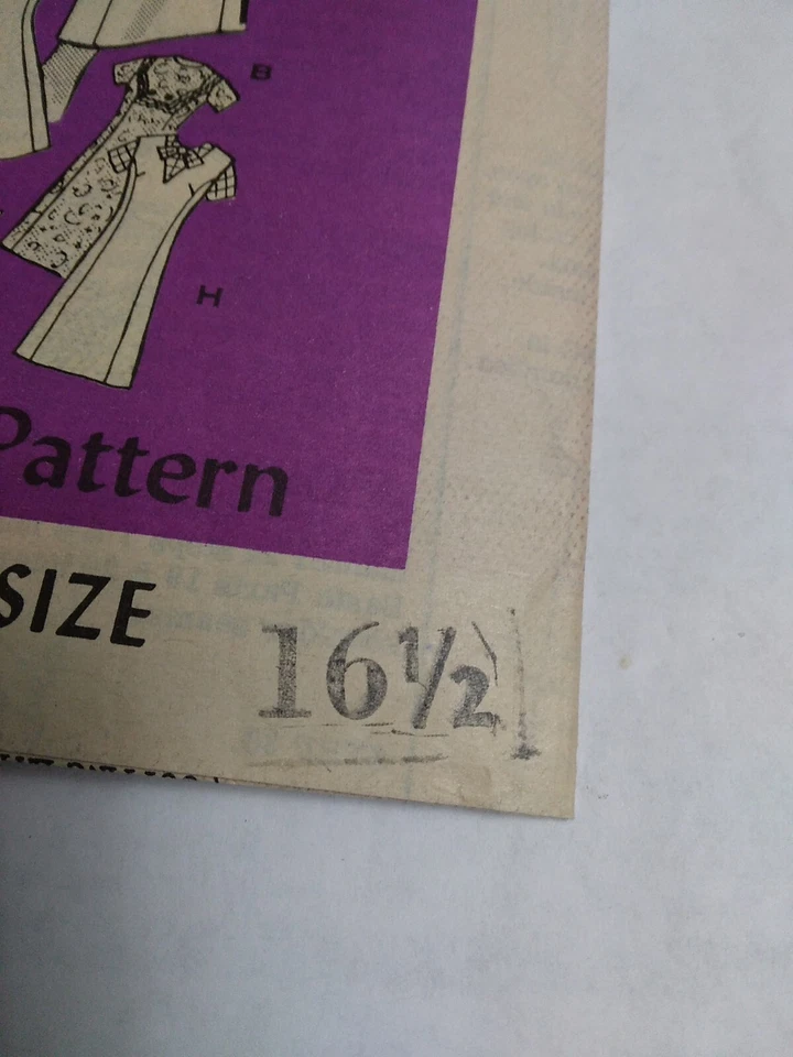 Dress Sheath Size 16 1/2 Princess Seam 4866 Sewing Pattern Mail Order UC FF - Image 3 of 4