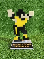Tecmo Super Bowl NES Fantasy Football Trophy Retro 8 Bit Figures