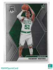 Tremont Waters 2019-20 Panini Mosaic Base Prizm Rookie Card RC #214 Celtics