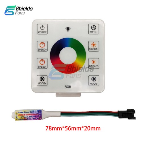 DC5-24V 8 Keys Panel LED Controller For WS2812B WS2811 Colorful LED Strip Lights - Picture 7 of 8