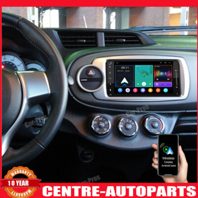 For Toyota Yaris 2012-2017 Apple CarPlay Android 13 Car Stereo Radio GPS 4+64G