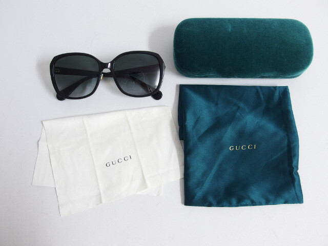 Gucci Sunglasses Square Brown Tortoise 