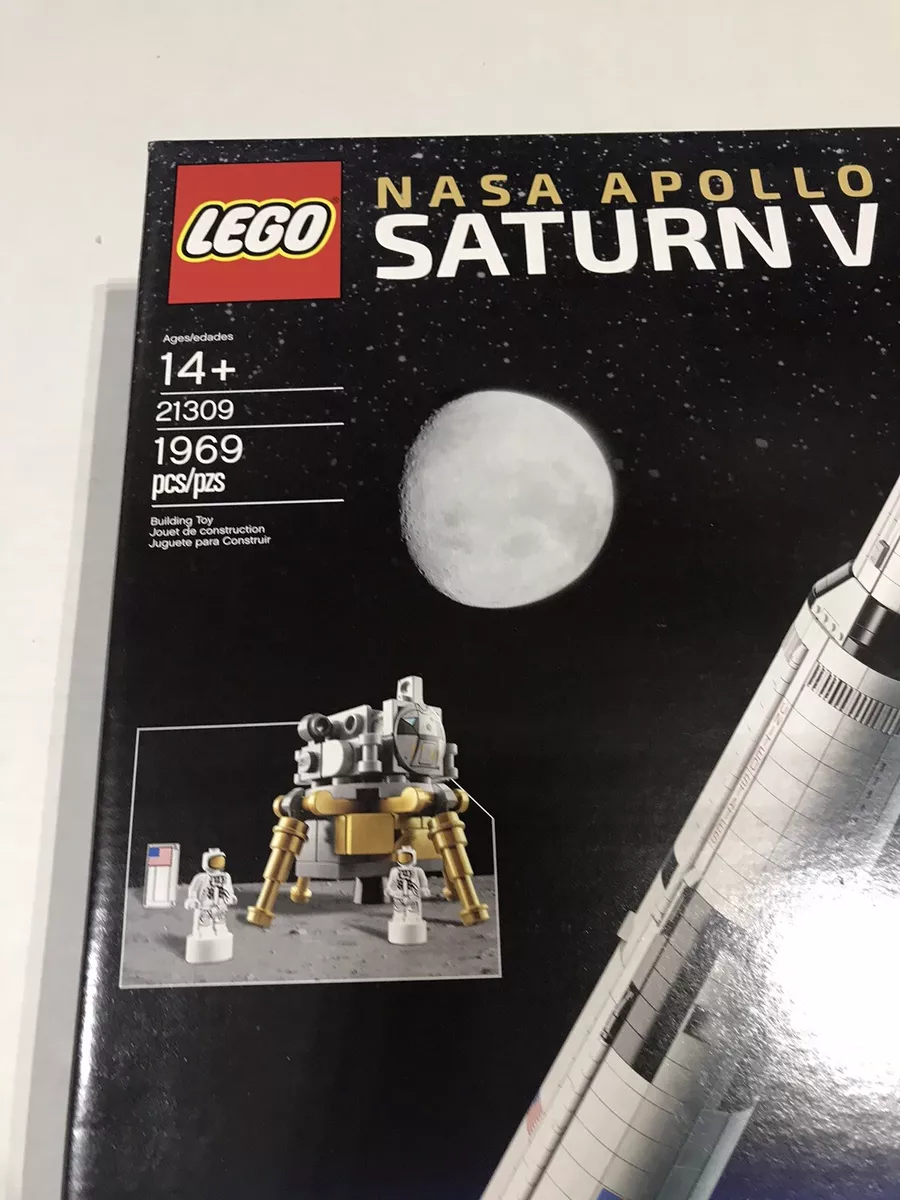 Lego 21309 NASA Apollo Saturn V Ideas 1969 pcs Outer Space Model Rocket