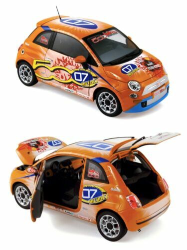 Geschenk zur Geburt Fiat 500 L 1968 Hellgrün 1/18 Norev 187773