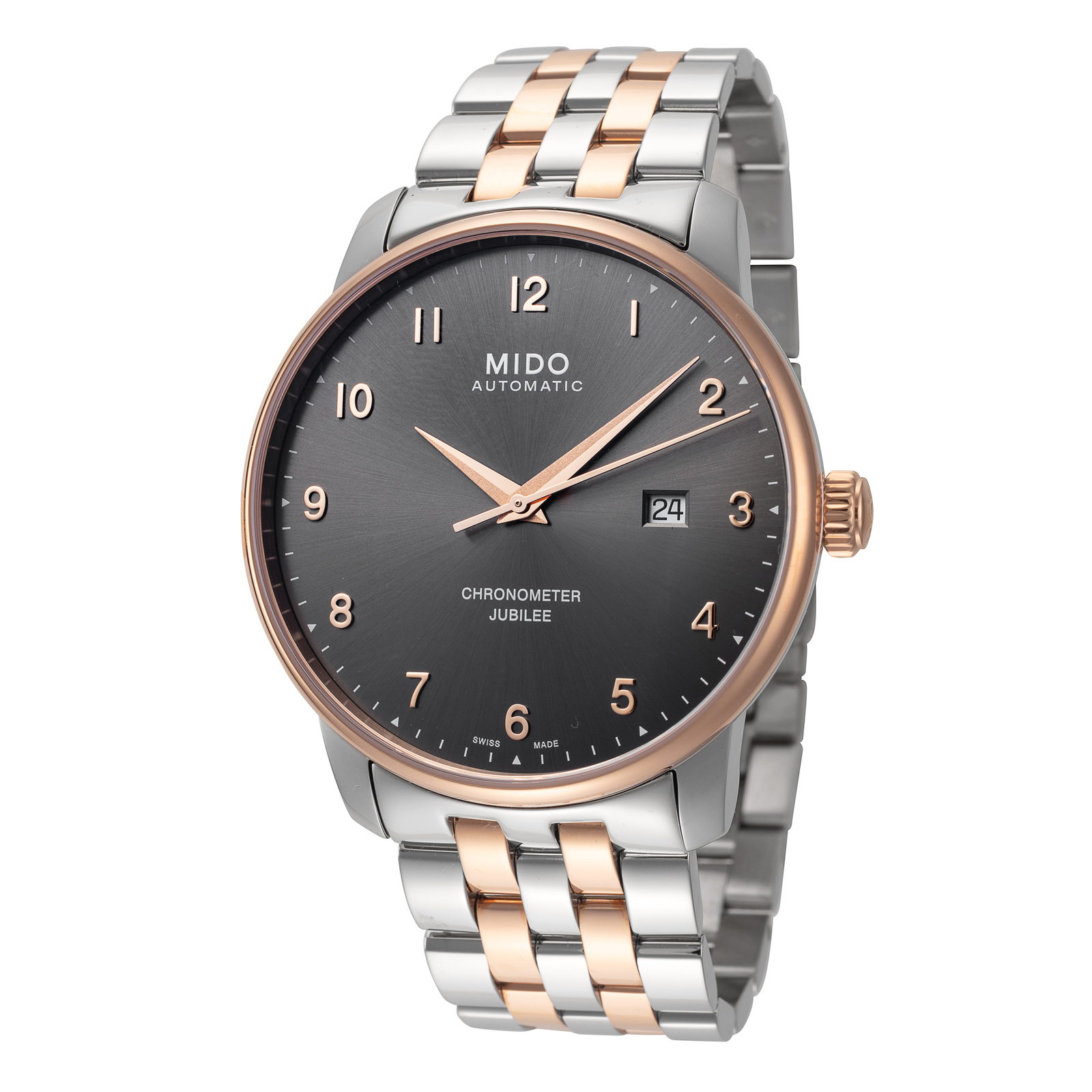 Мужские часы с автоподзаводом Mido Baroncelli Jubilee 42 мм M0376082206200