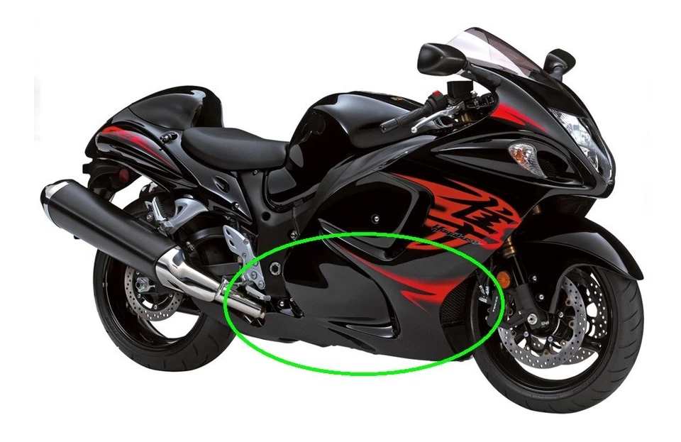 Almohadilla protectora térmica de carenado de aluminio precortado para Suzuki Hayabusa GSX1300R 2008-2020 Foto 3 de 4