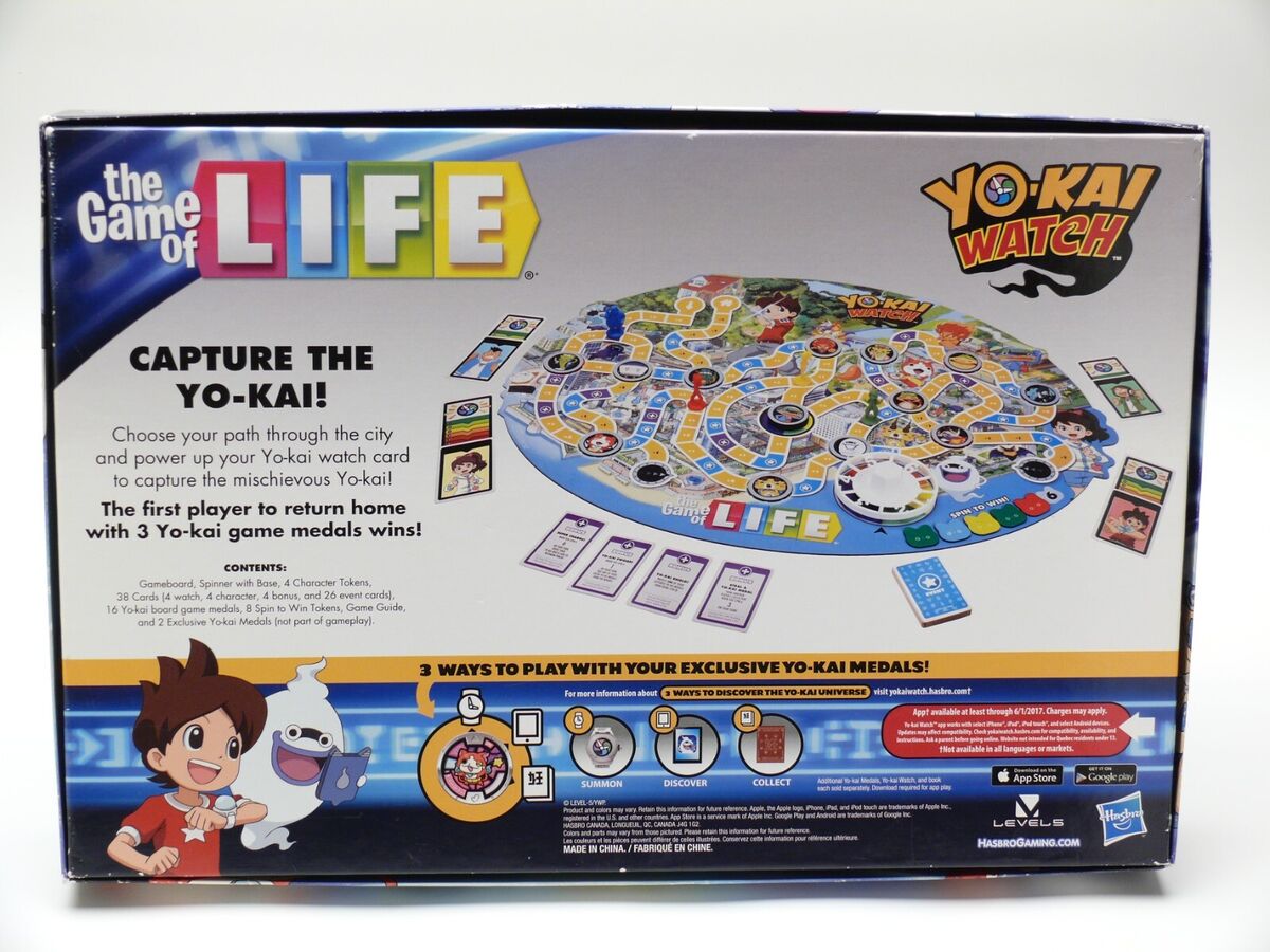  Hasbro Gaming The Game of Life: Yo-kai Watch Edition