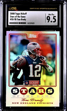2008 Topps Kickoff #SGTB Tom Brady Stars Of The Game Holofoil CSG 9.5 Patriots