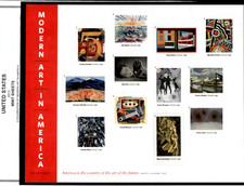 2013 US STAMPS SCOTT 4748 MODERN ART IN AMERICA SHEET PANE OF 12 FOREVER MNH
