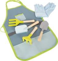 Small Foot GartenschüRze Mit Holz & Metall Werkzeugen + Handschuhe Ab 3 J.