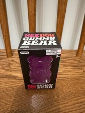 Needoh Gummy Bear Squishy Purple Sensory Stress Toy