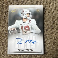 2023 Panini Luminance - Year One Signatures Rps Tanner McKee #Y1TMC (AU, RC)