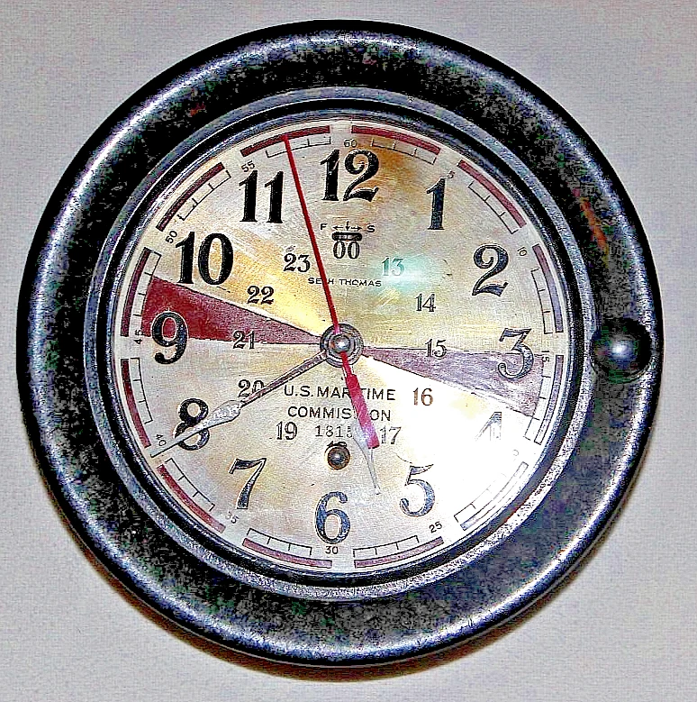 Seth Thomas WWII Antique Maritime Clocks for sale | eBay