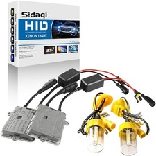 H7 HID Kit 6000K White with 2 Slim 55W HID Ballasts H7 Xenon Bulb Conversion Ki
