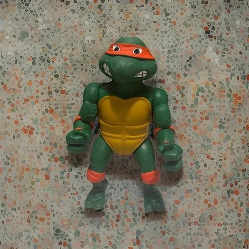 Vintage 1989 TMNT Teenage Mutant Ninja Turtles  13" Michelangelo Figure