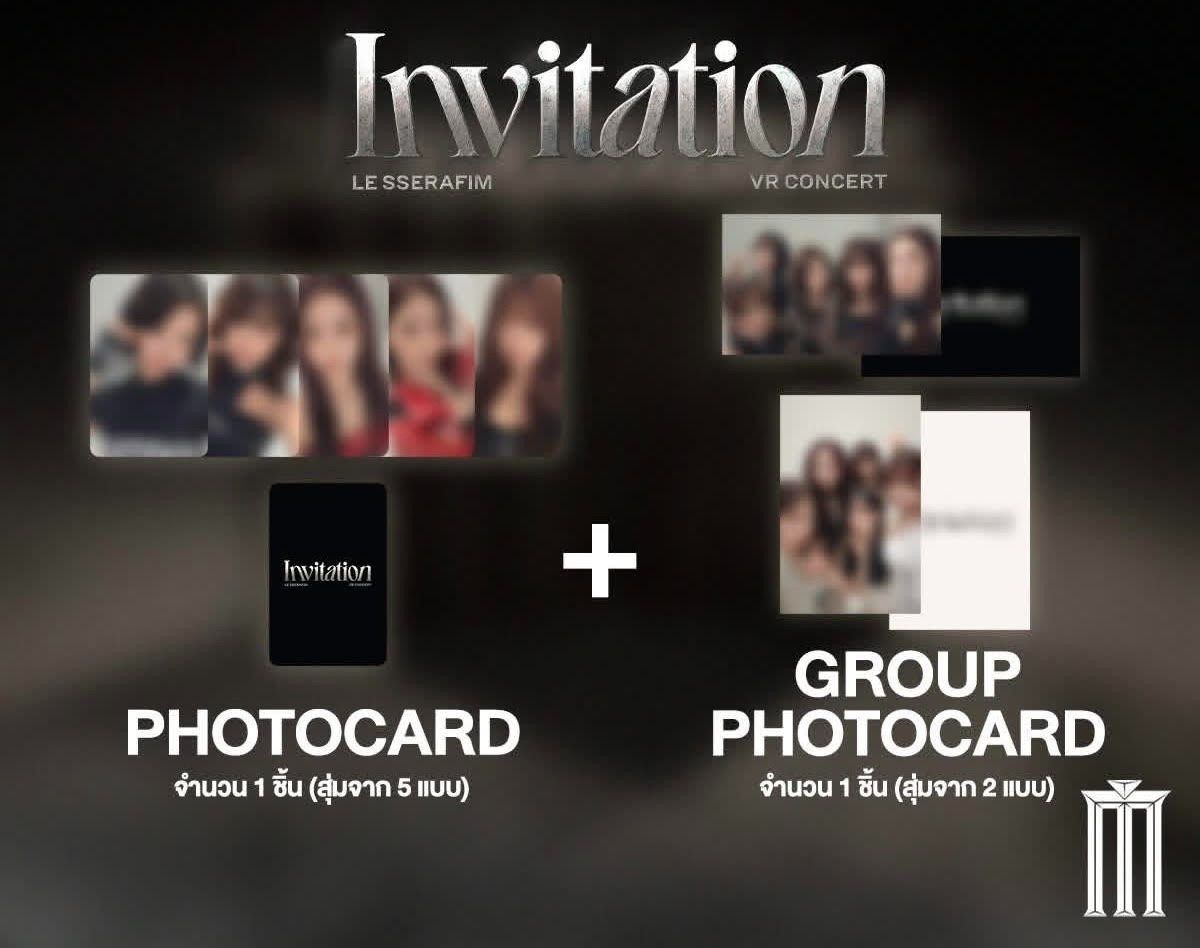 LE SSERAFIM VR Concert Invitation Photocard & Group Photocard | eBay