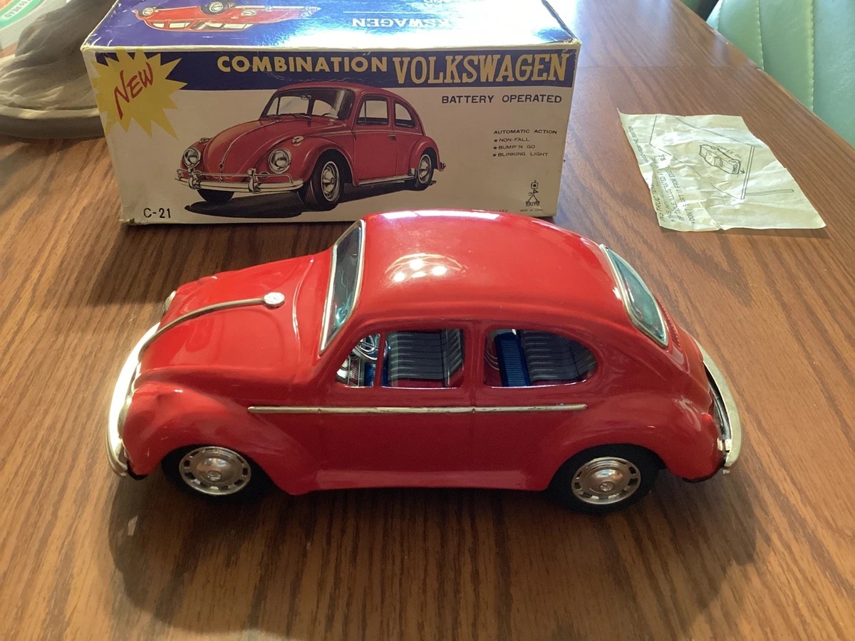 希少　ブリキ　ＶＷ　ＢＥＡＴＬＥフォルクスワーゲン　ビートル　ＴＡＩＹＯタイヨー 古いブリキの車VWBEATLEフォルクスワーゲンビートルTAIYO