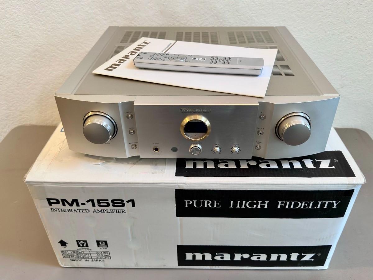 Marantz AVアンプ PM-15S1 & LUXMAN DU-50 Marantz PM-15S1 Integrated Amplifier with Remote, Power Cable and