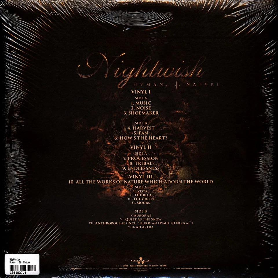 Nightwish - Human. :Ii: Nature. (Vinyl 3LP) - Bild 2 von 2