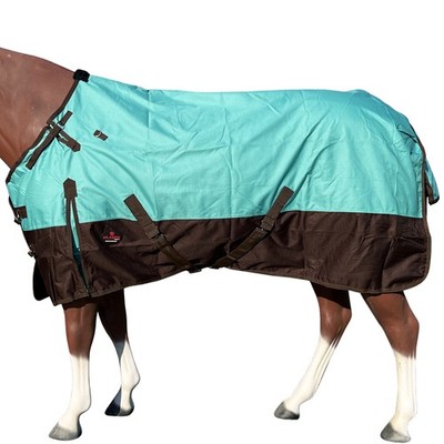Hilason 1200D Turnout Light Winter Waterproof Horse Sheet Turquoise