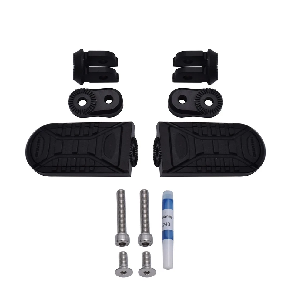 Reposapiés delanteros ajustables negros para BMW R1200R R1200RS 2015-2019 Foto 3 de 4
