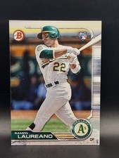 2019 Bowman Baseball #38 Ramon Laureano Rookie Card RC Oakland A's . rookie card picture