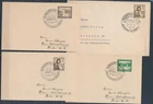 XE75042 Germany 1937 Reich souvenir cancels FDC's used