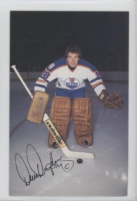 1979-80 Edmonton Oilers Team Issue Postcards Dave Dryden n1u