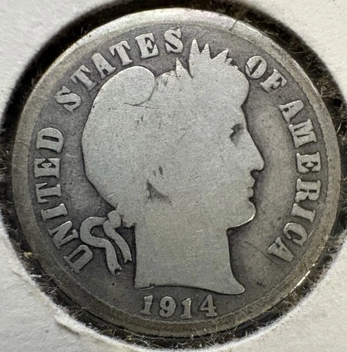 1914 Barber Dime