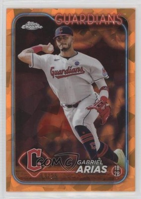 2024 Topps Chrome Sapphire Orange 13/25 Gabriel Arias #579 6ns