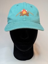 Harding Lane Kids Campfire Hat 100 Cotton Green Preppy Adjustable Strapback HL